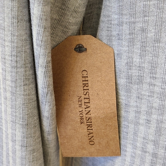 Christian Siriano Ribbed Mock Neck Long Sleeve Top, XL - Picture 5 of 9